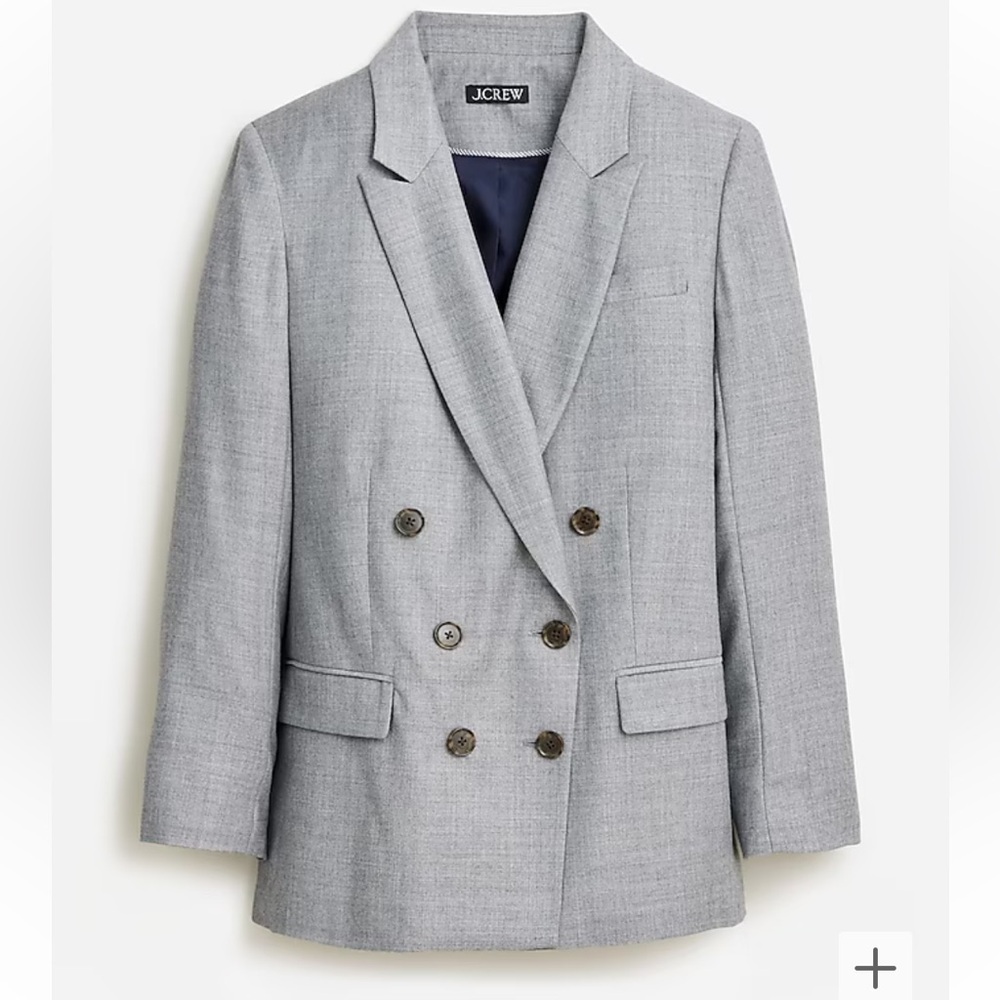 J Crew Collection Double Breasted Blazer NWT